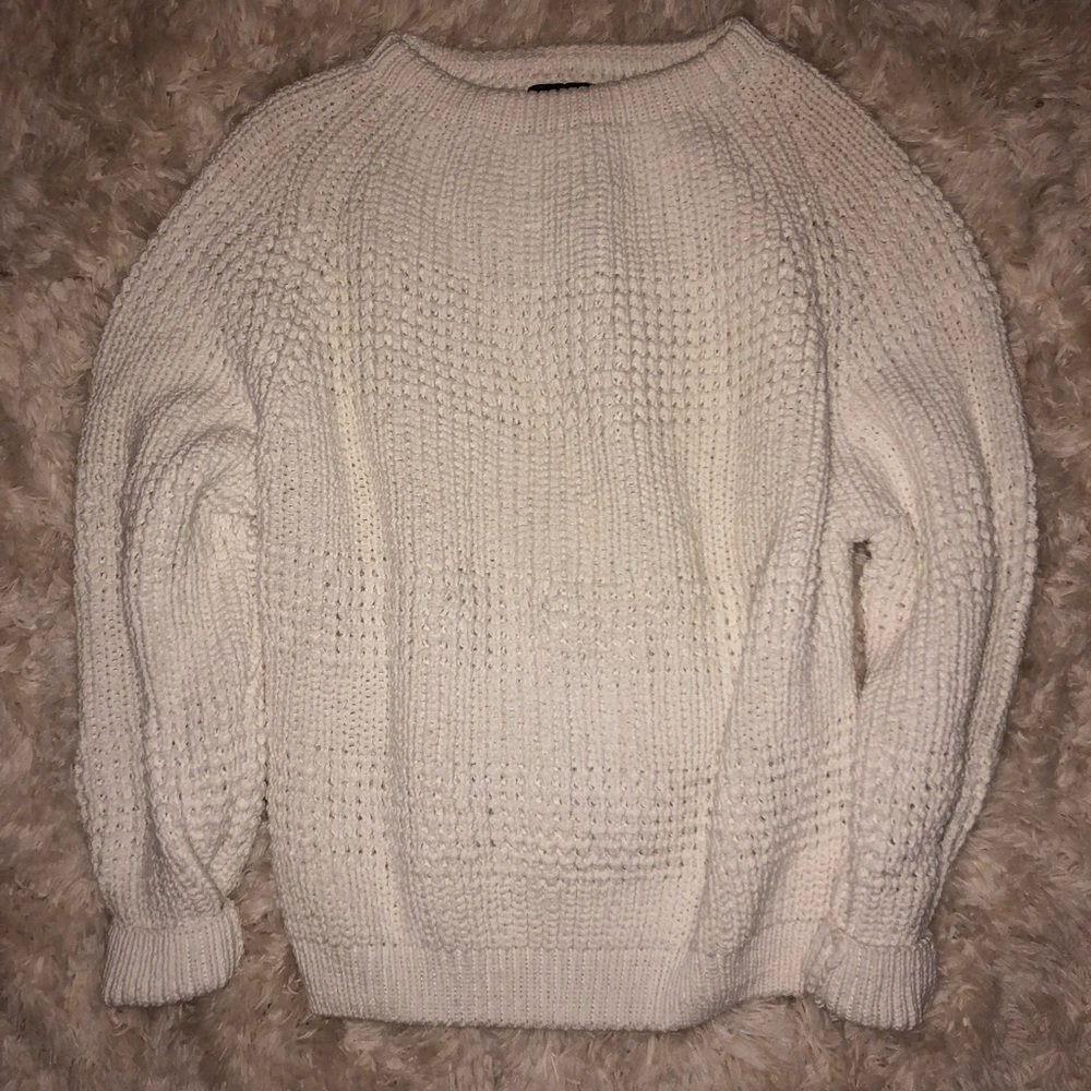 Oversized knit sweater